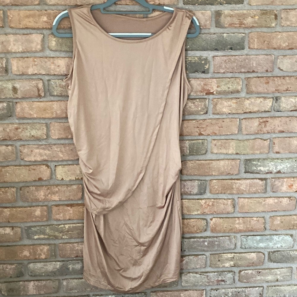 Sleeveless Bodycon Ruched Dress Size 3XL NWT